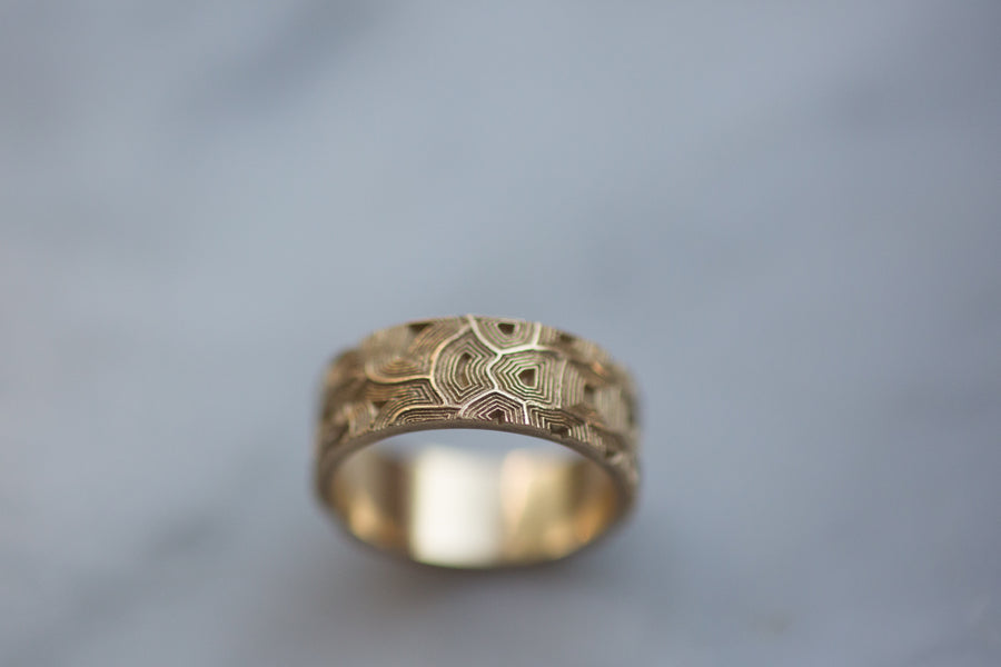 Gold Turtle Ring